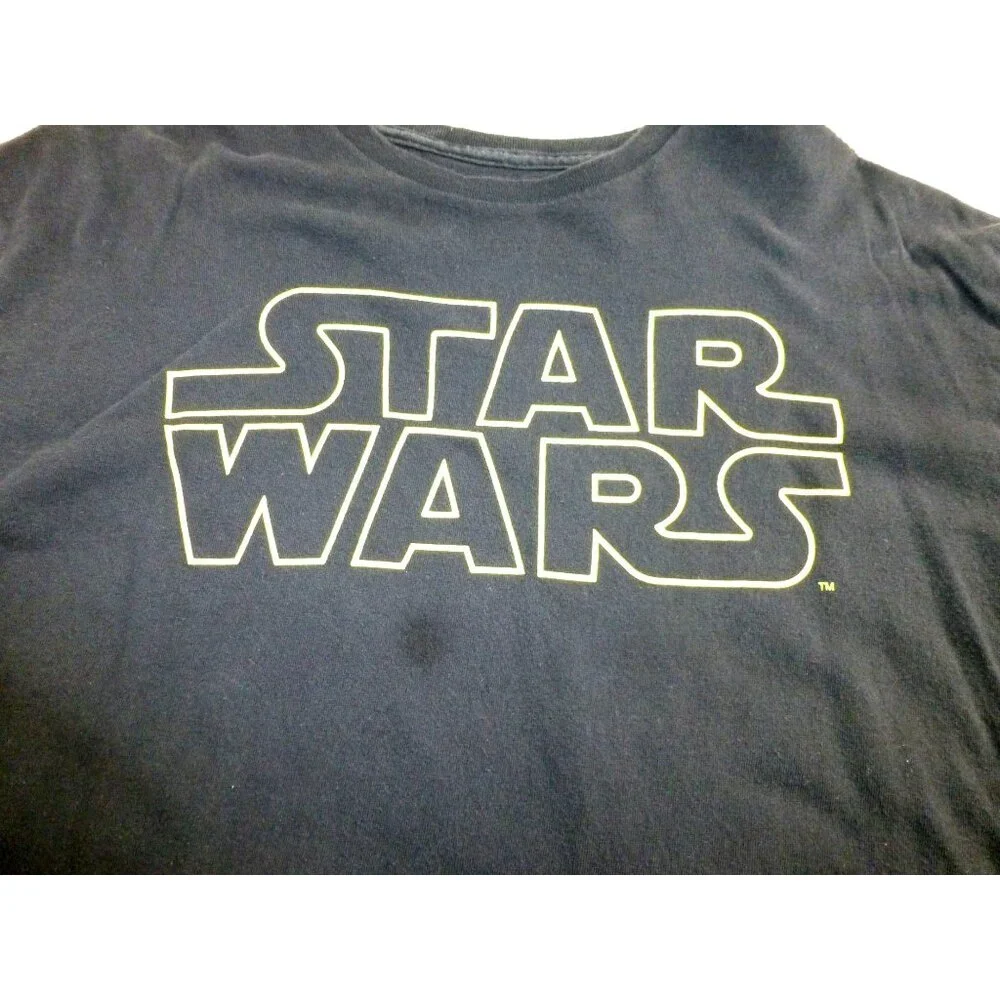 Star Wars Spell Out Black T-Shirt‎ XL By Fifth Sun